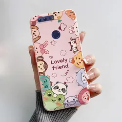 Cute Cat & Funny Dog Silicone Soft Back Cover - for Honor 8 (FEN - TGFEN0101)