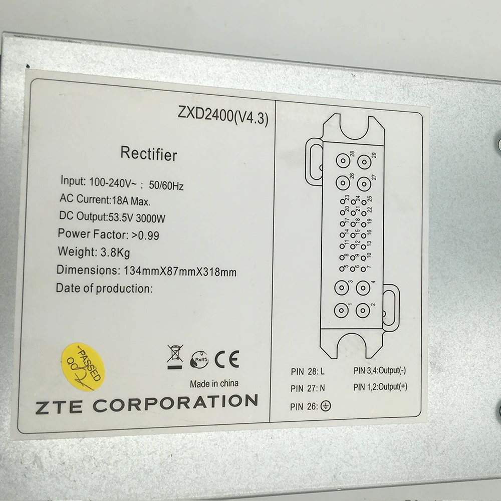 ZXD2400 For ZTE Communication Power Module V4.0 V4.1 V4.3 48V 50A Perfect Test 7 ZXD2400 For ZTE Communication Power Module V4.0 V4.1 V4.3 48V 50A Perfect Test - Image 5