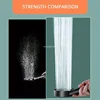 5 Modes Pressure Boost Shower Head Multifunction Adjustable Large Water Shower Nozzle Massage Bathroom Accessory Rain ShowerHead 4