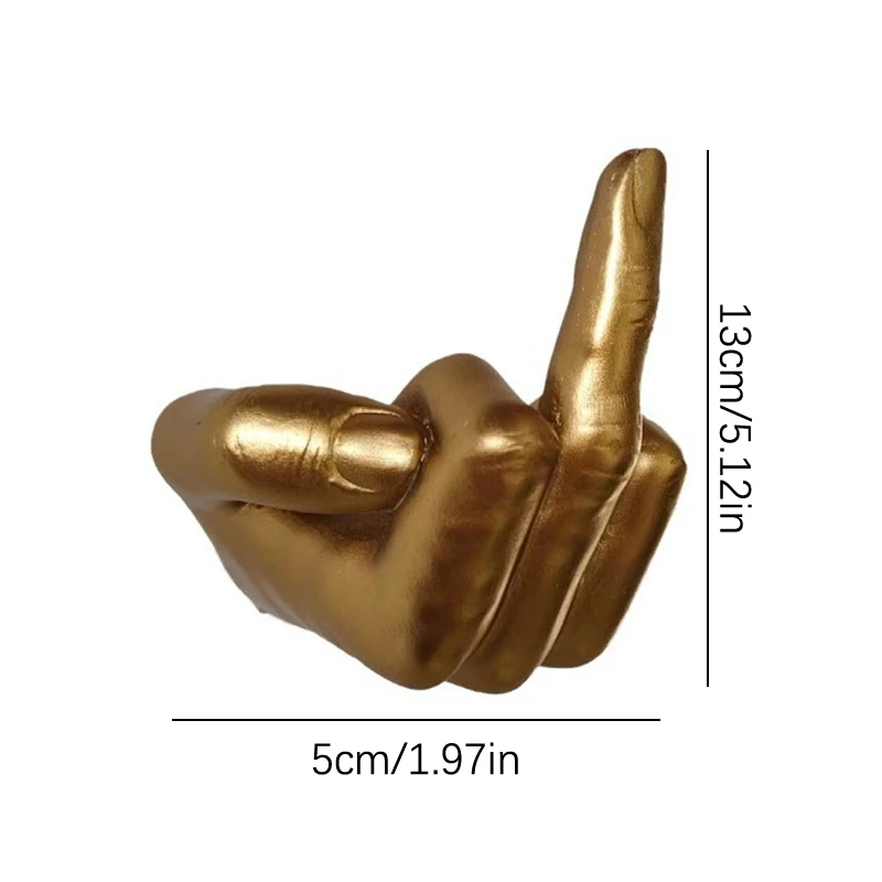 Toilet Paper Holder Creative Design Middle Finger Fun Wall Mount Middle Finger Holder Tissue Roll Paper Storage