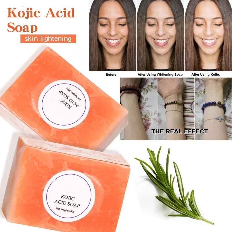 

1pc Kojic Acid Soap Handmade Whitening Soap Skin Lightening Soap Hand made Soaps Clean Glutathione Whitening Soap Skin Bleaching