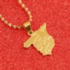 Spain Map Pendant Chain For Women Jewelry Love ESPAGNE Country Spanish 4