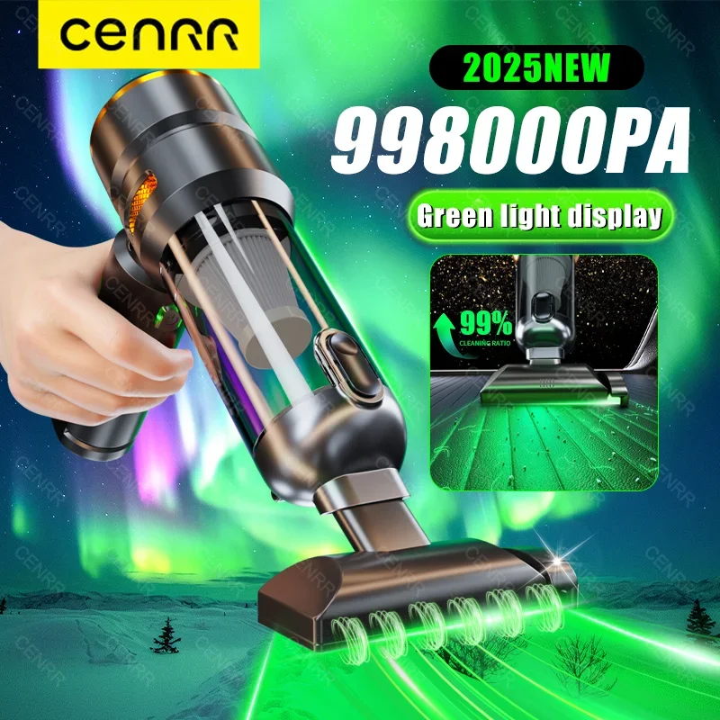 Car Vacuum Cleaner CENRR Mini Car Vacuum Cleaner 998000PA Strong Suction