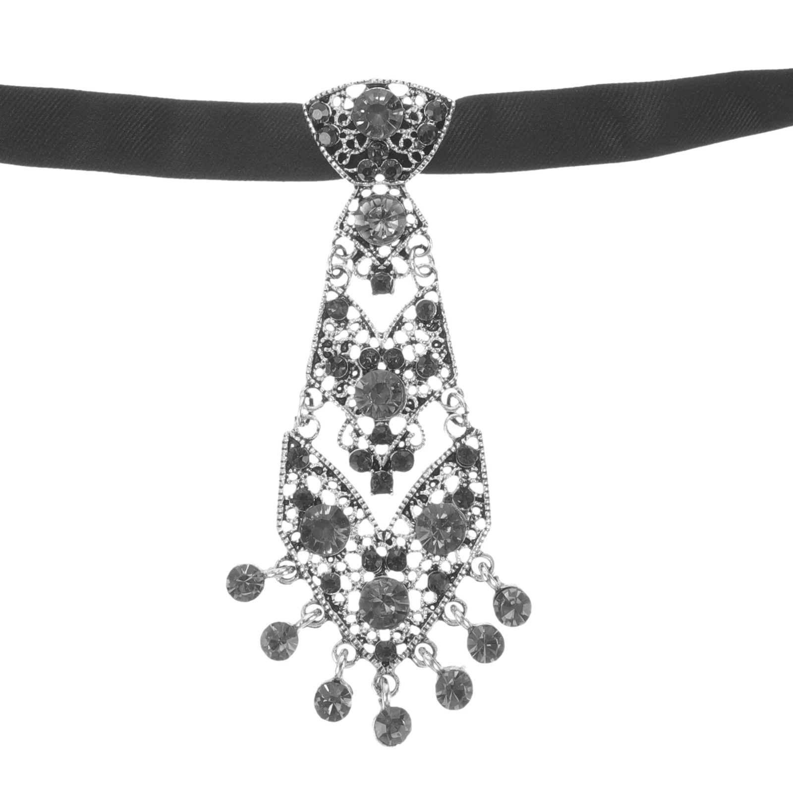 

Diamond-encrusted Small Tie Decorative Sequin Ties for Men Necktie Party Personality Rhinestone Glitter and Women