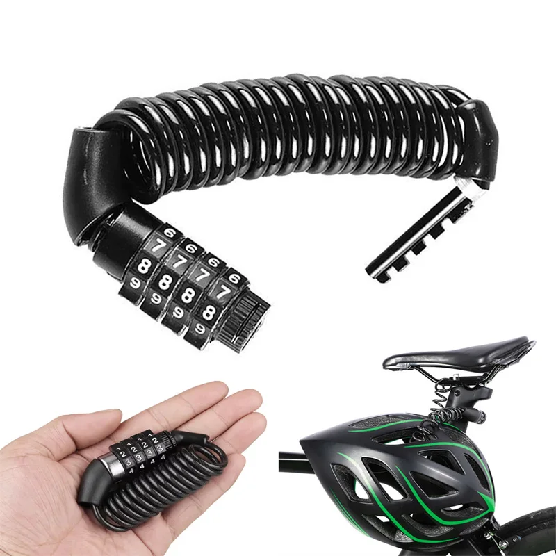 Bicycle Lock Steel Wire Chain Lock Mountain Bike Motorcycle Anti