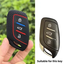 Housse de clé en silicone renforcé pour voitures - Accessoires automobiles élégants et durables