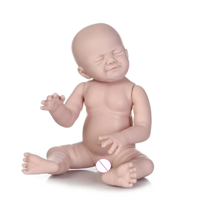 Reborn Doll Kit Anatomically Correct Real Soft Gentle Touch 20 Inch  Unfinished Full Silicone Vinyl Body Girl Bebe Reborn Parts - Dolls -  AliExpress