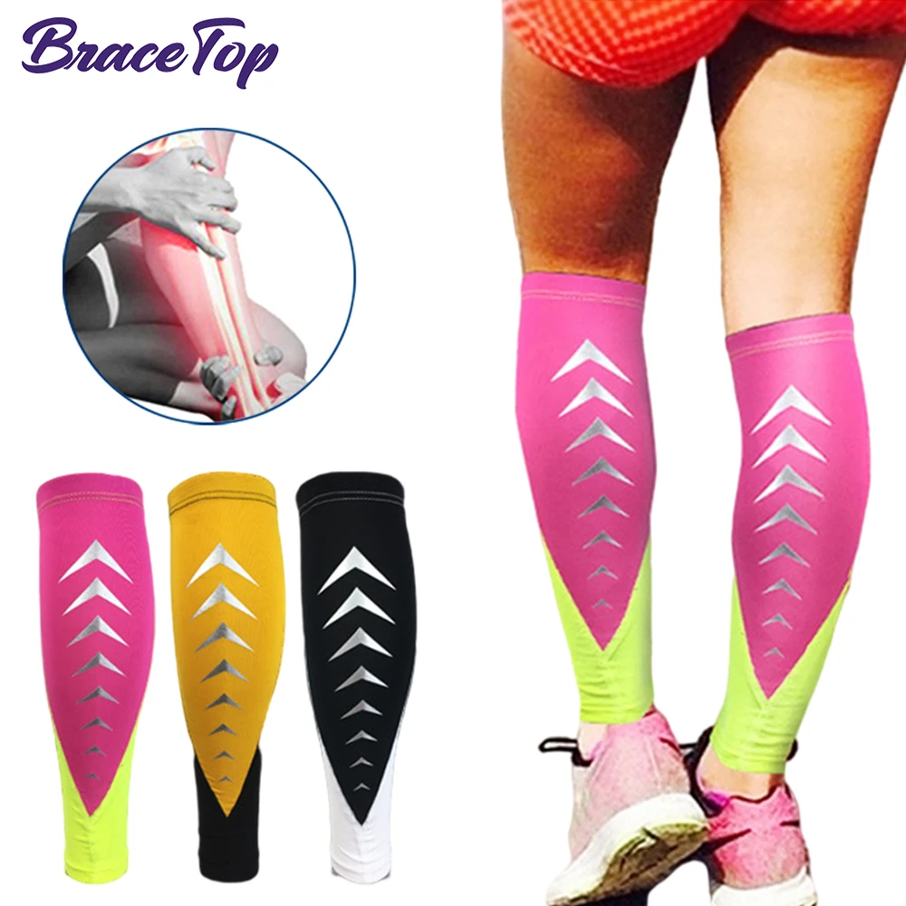 BraceTop Sport Legwarmers Compression Leggings Running Hiking
