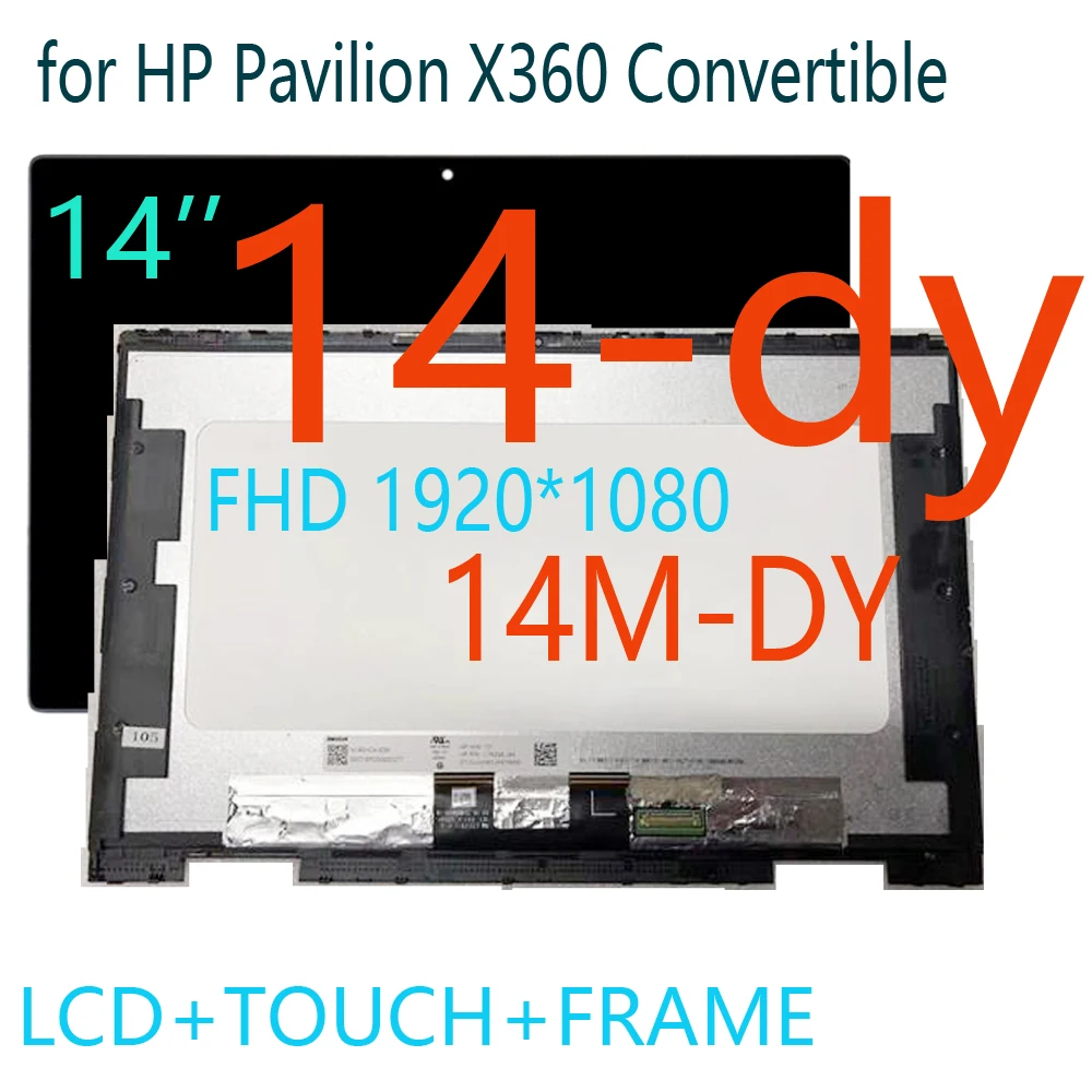 14LCDReplacementforHPPavilionX360Convertible14dy14mbyLCD