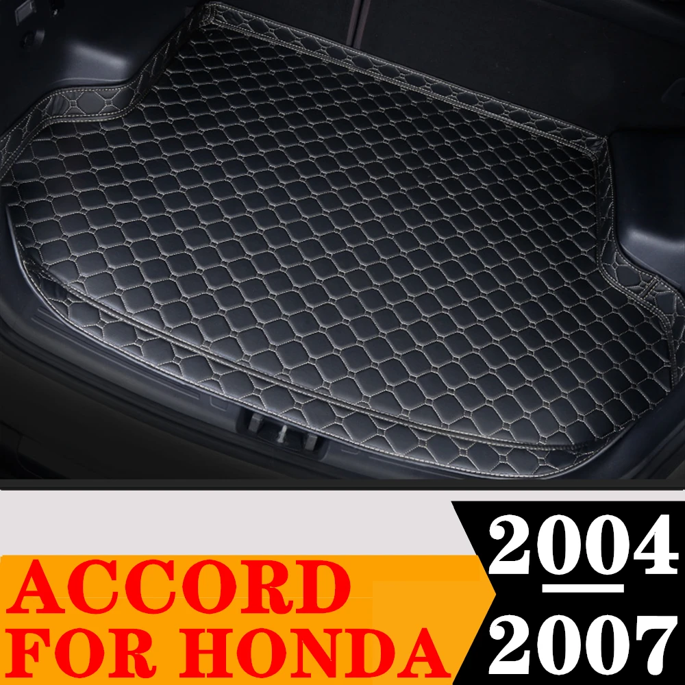 

Высококачественный коврик для багажника автомобиля для HONDA Accord 2007 2006 2005 2004, задний багажник, коврик для багажа, задний коврик для груза, ковер, защитный чехол