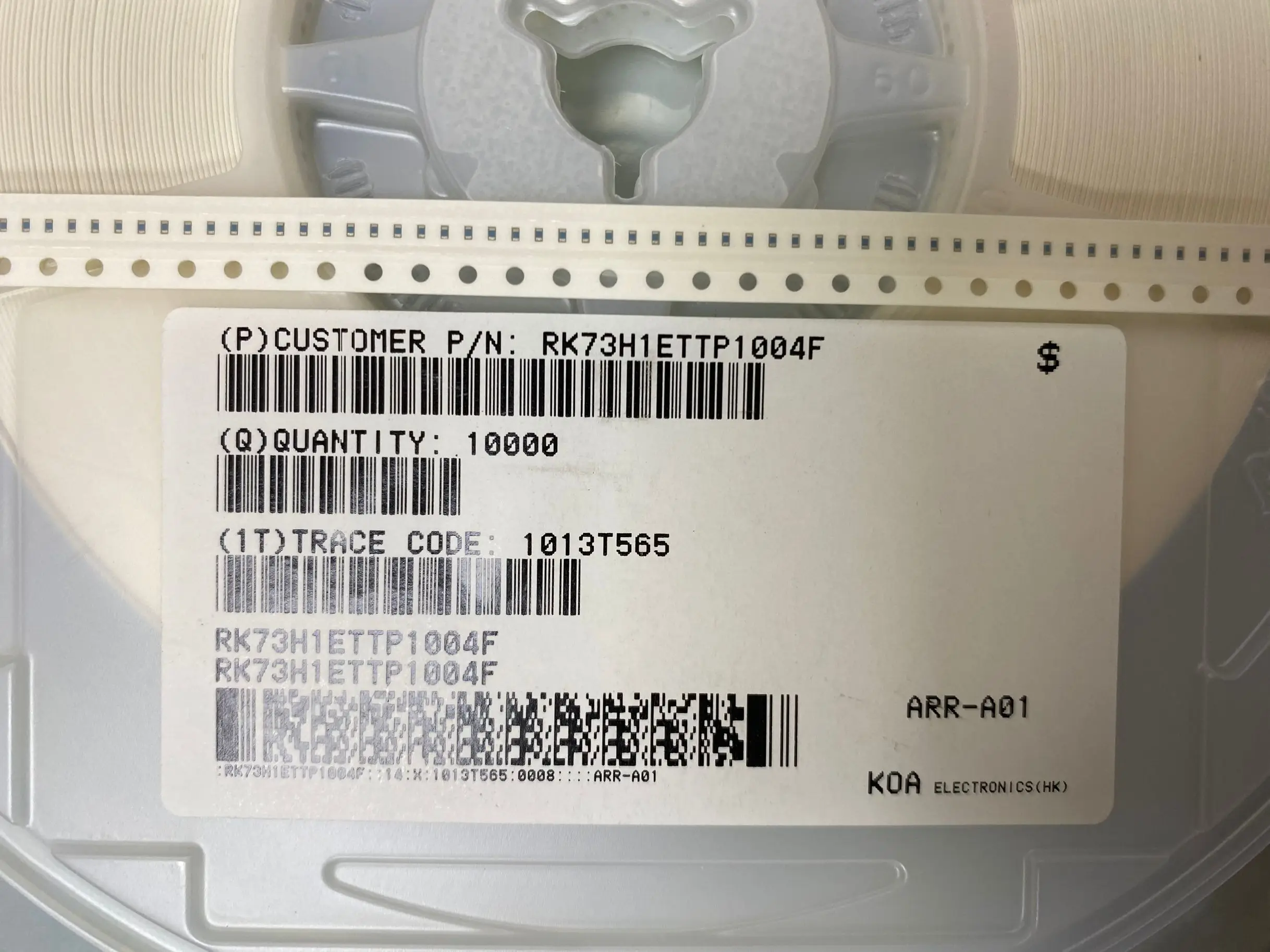 

100pcs 0402 1M 1% Automotive Grade Chip resistance RK73H1ETTP1004F