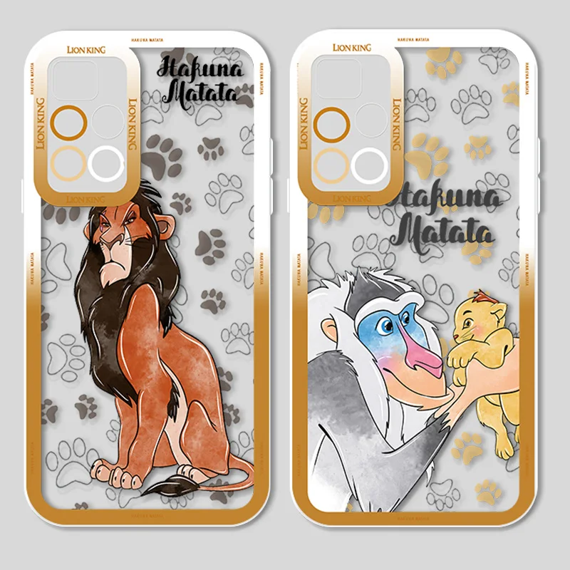 Simba Disney Lion King Per Redmi 12C 10C 9T 8 A1 X 9C T A9 10A 40K Pro 4G 5G Angel Eyes Custodia Morbida Antiurto Per Telefono