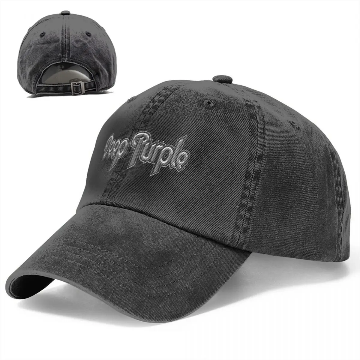 Deep Purple Smoke On The Water Baseball Caps Retro Distressed