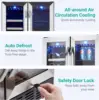 24 Inch Wine and Beverage Refrigerator, 20 Bottles & 88 Cans Wine Cooler with Dual Zone, Wine Fridge Built-In & Freestanding 2