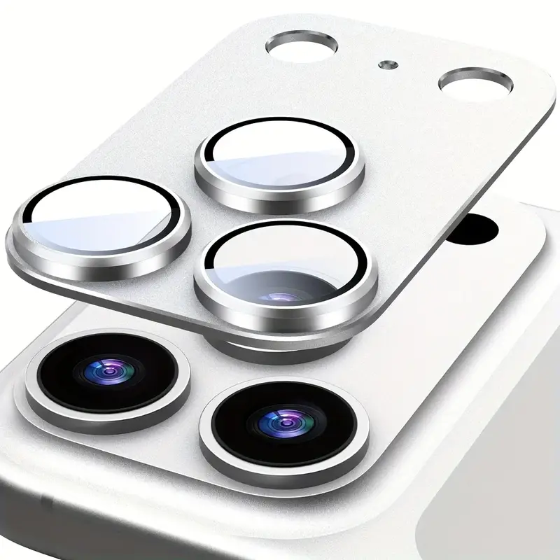 1pc Protective Film for iPhone 17 Pro Max/iPhone 17 Pro/17 Air Full Coverage Ultra-Thin Camera Lens Protector Metal Frame - Image 7