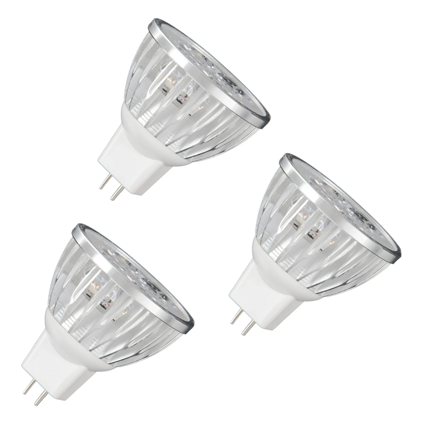 

3X 4W Dimmable MR16 LED Bulb/3200K Warm White LED Spotlight/50 Watt Equivalent Bi Pin GU5.3 Base/ 60 Degree Beam Angle