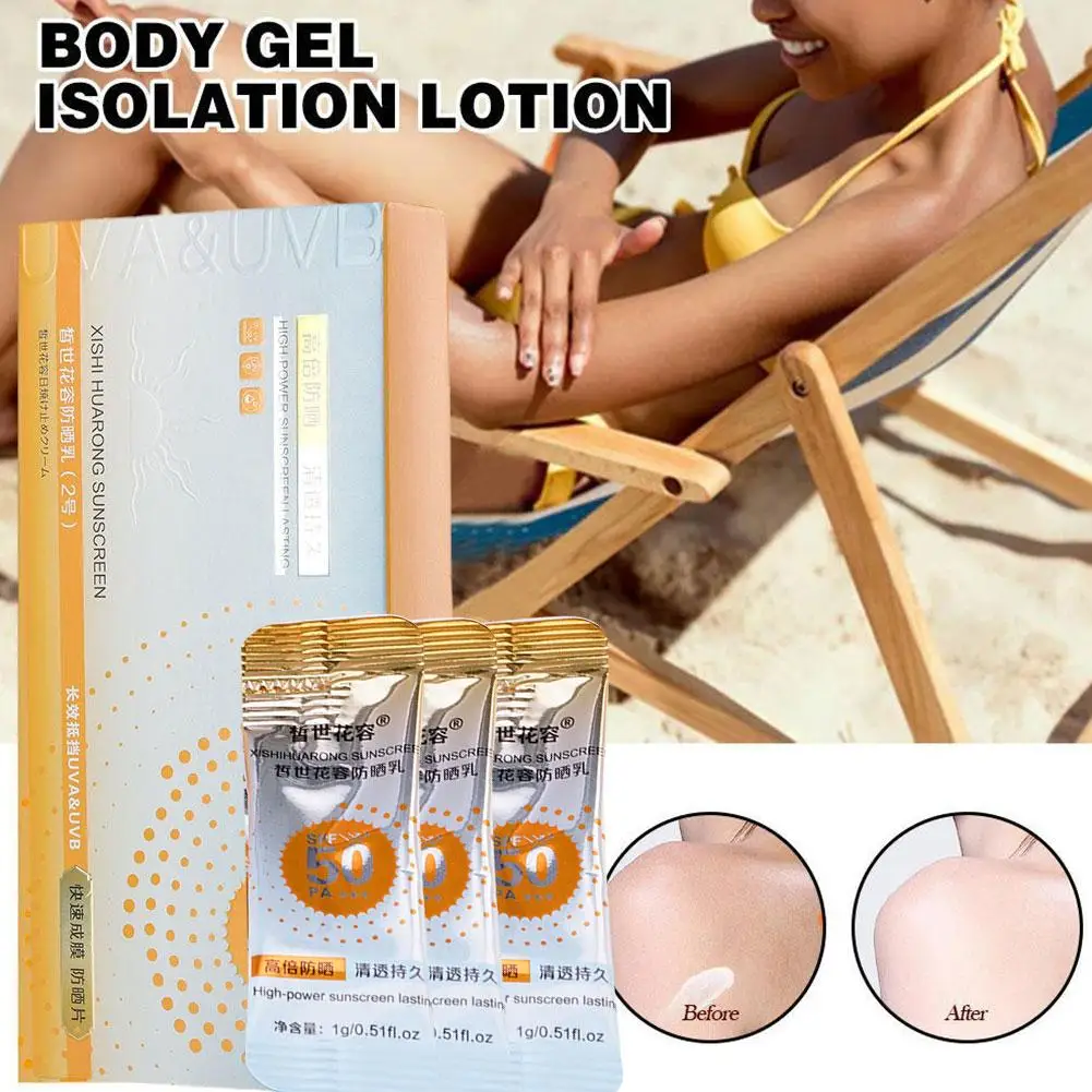 

Spf50 Sunscreen UV Protection Sunscreen Isolation 3in1 Anti-aging Skin Cream Protects Sunscreen Anti-sunburn Sun Whitening M5B5