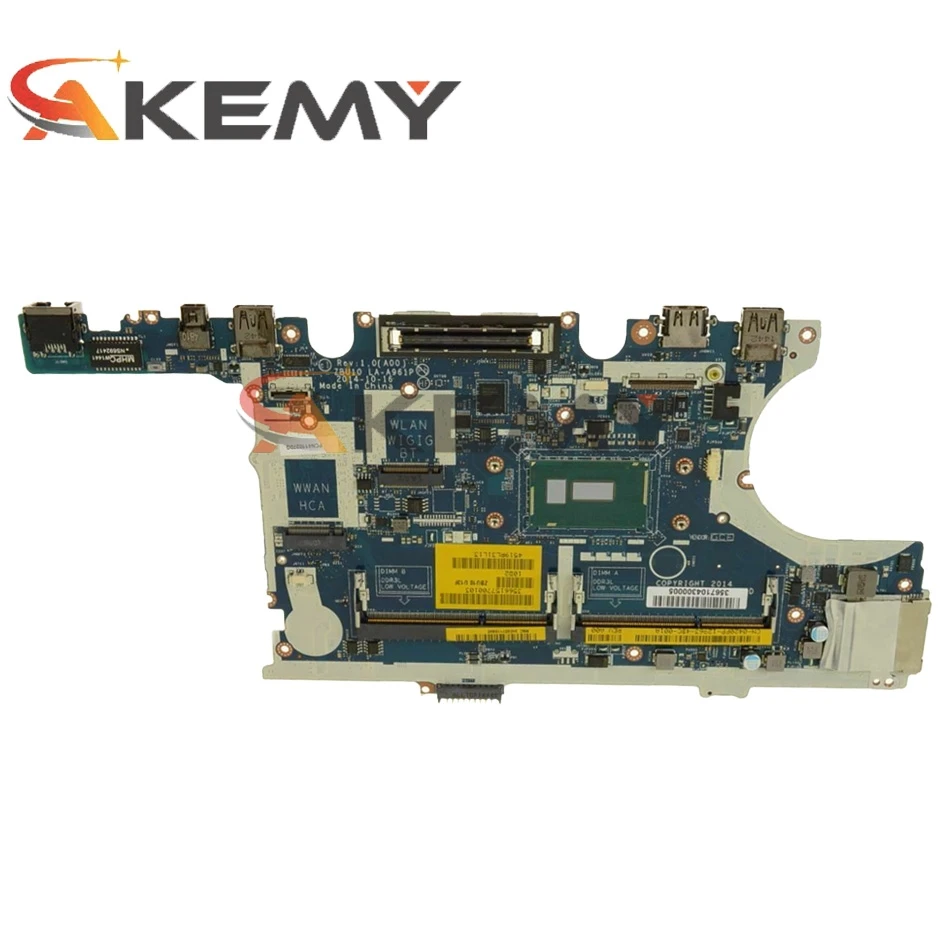 latest motherboard for pc CN-0Y15C1 0Y15C1 Y15C1 For dell Latitude 7450 E7450 Laptop Motherboard ZBU10 LA-A961P Mainboard With SR23V I7-5600U 100% test OK latest motherboard for pc