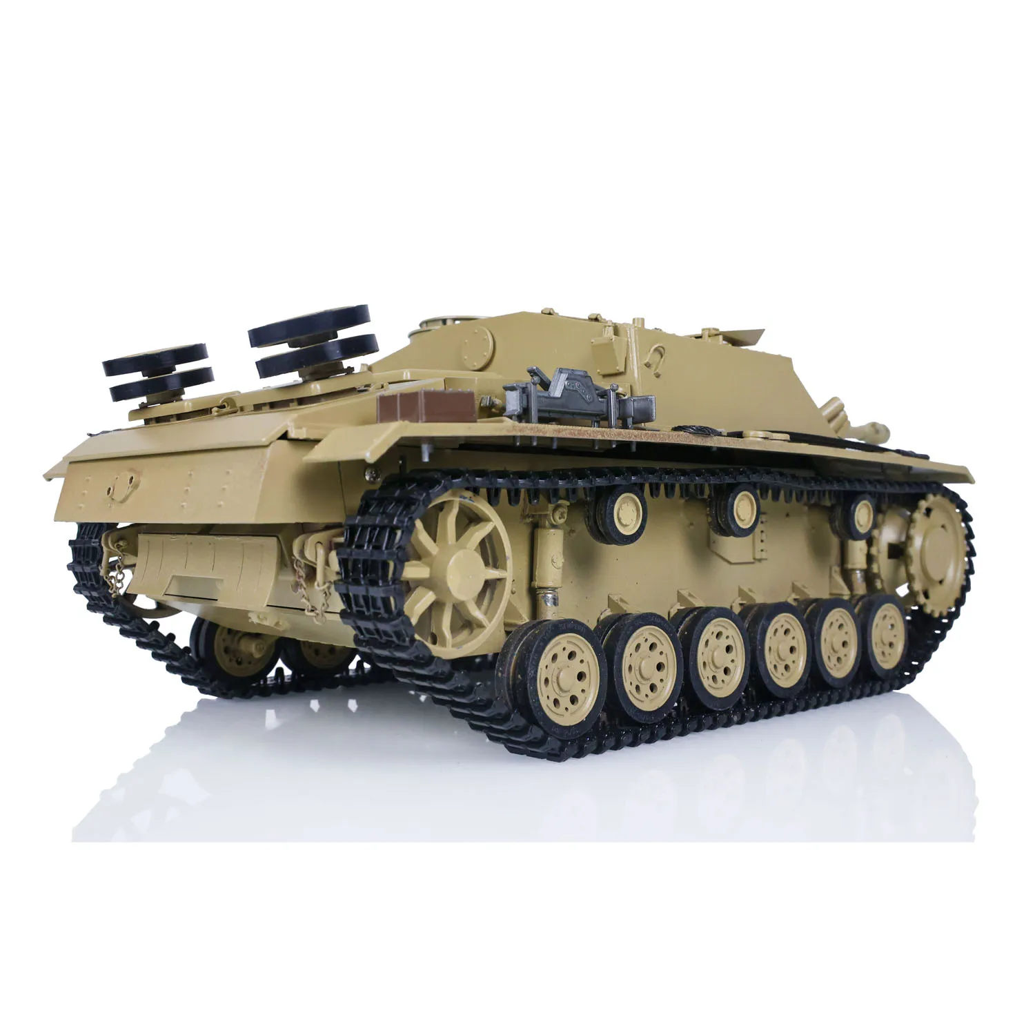 Metal Mato 1/16 Stug III RC Tank KIT Ver Infrared Barrel Recoil Yellow 1226 TH00668-SMT4 4