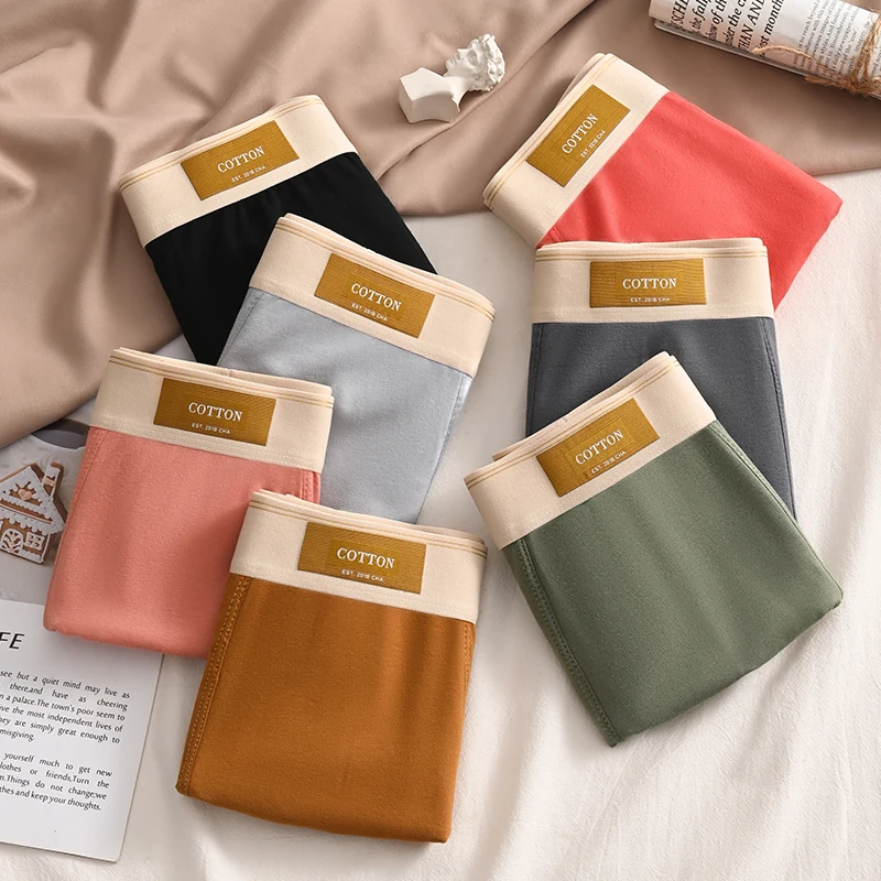 3pcs BoxerShorts Men Panties Cotton Mens Underwear U-convex Man Breathable Underpants Sexy Comfort Male Boxers Plus Size L-6XL