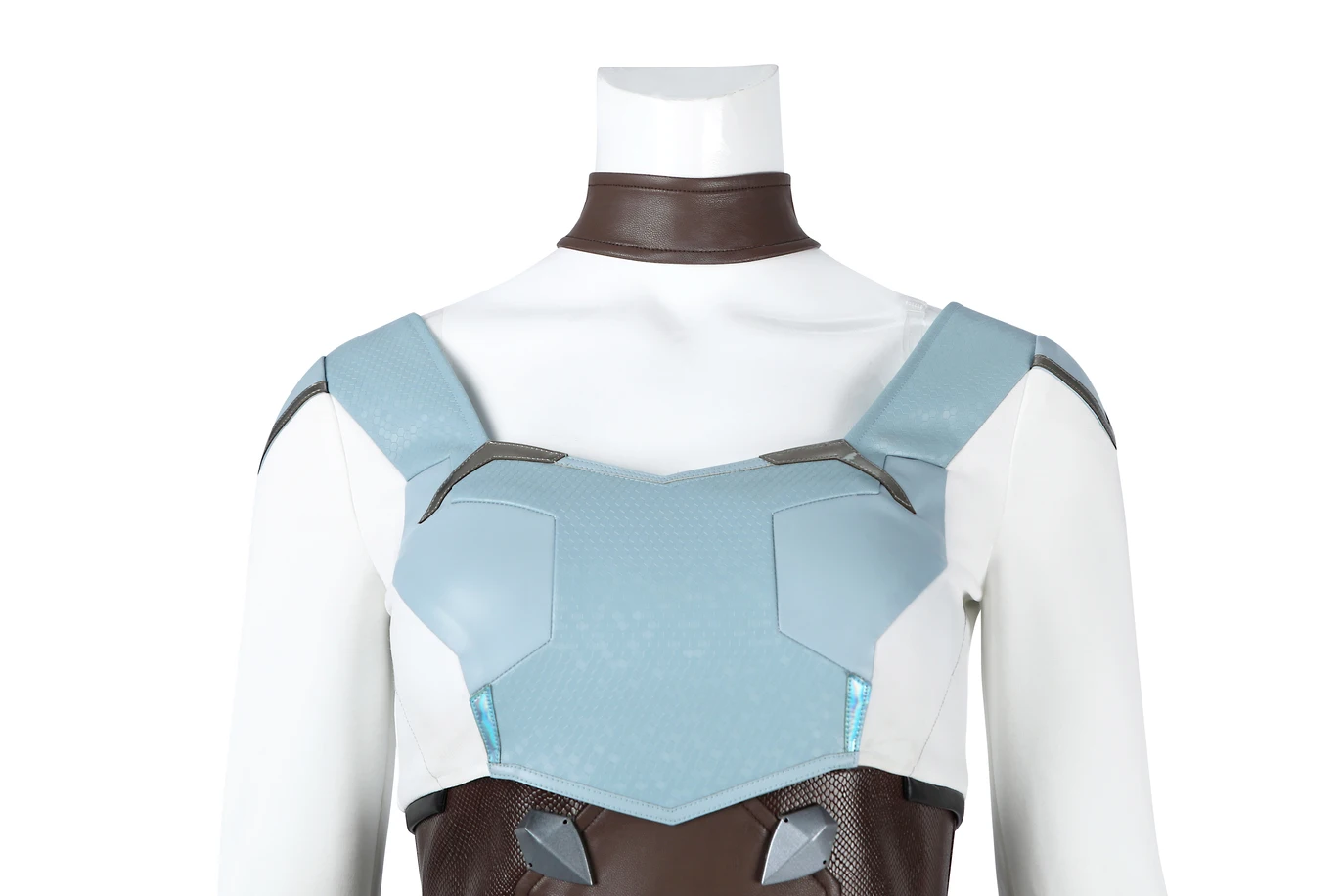 Overwatch 2: Freja | Blue Black Viking Warrior Cosplay Costume 66 Overwatch 2 Freja Viking Warrior Cosplay Costume for Women (Unofficial)