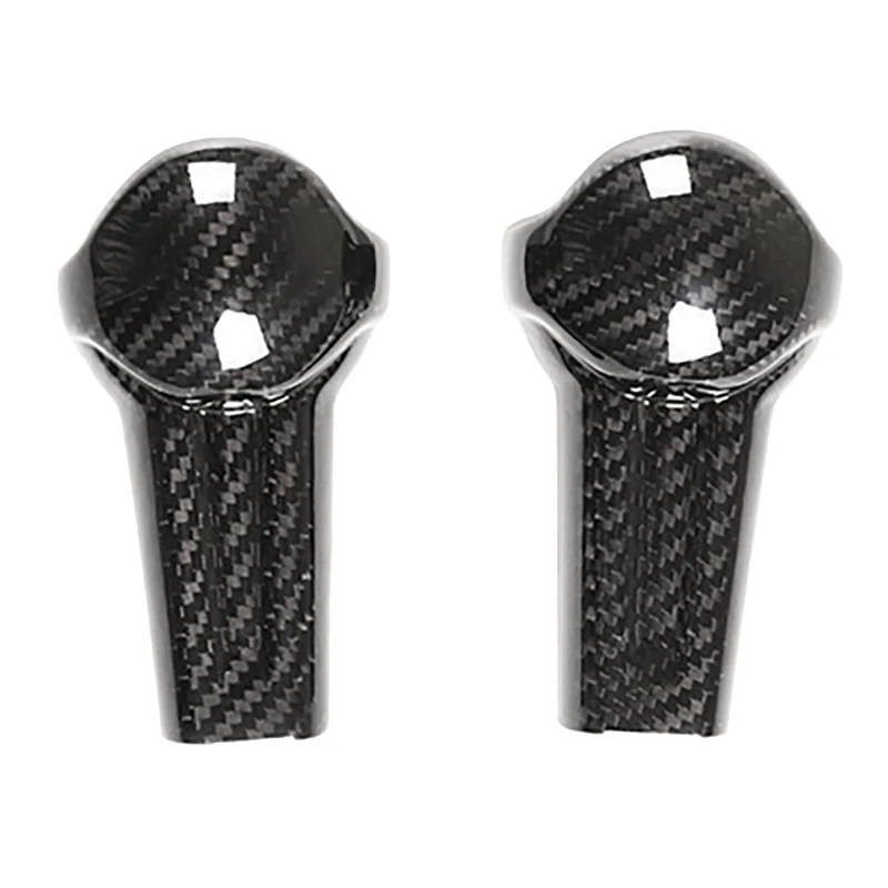 

Car Carbon Fiber Gear Shift Knob Head Cover Sticker Trim for Ford Mustang 2015 -2020 Car Shift Knob Cover