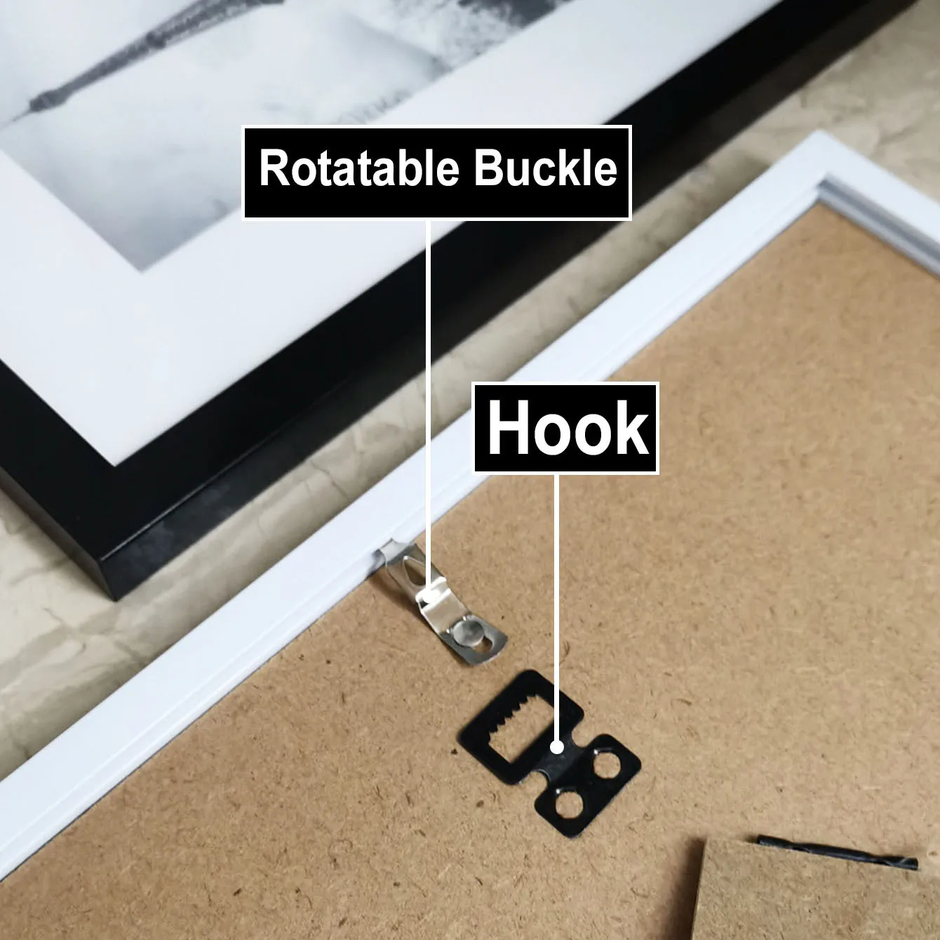 3-Pack PVC Photo Frames 4