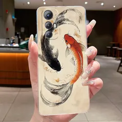 Cool Lucky Koi Silicone Shockproof Case - Viral Popular Transparent Soft Cover for Cubot Max 5 (TPU - TPU216)