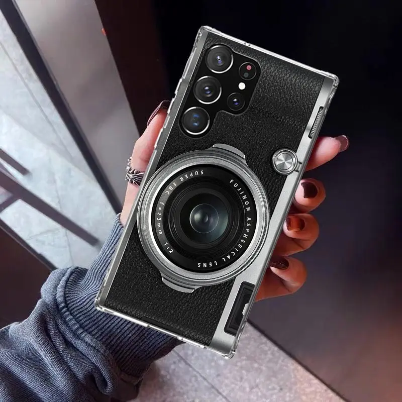 Fashion Classic Camera Lens Style Phone Case - Silicone Printed Cover