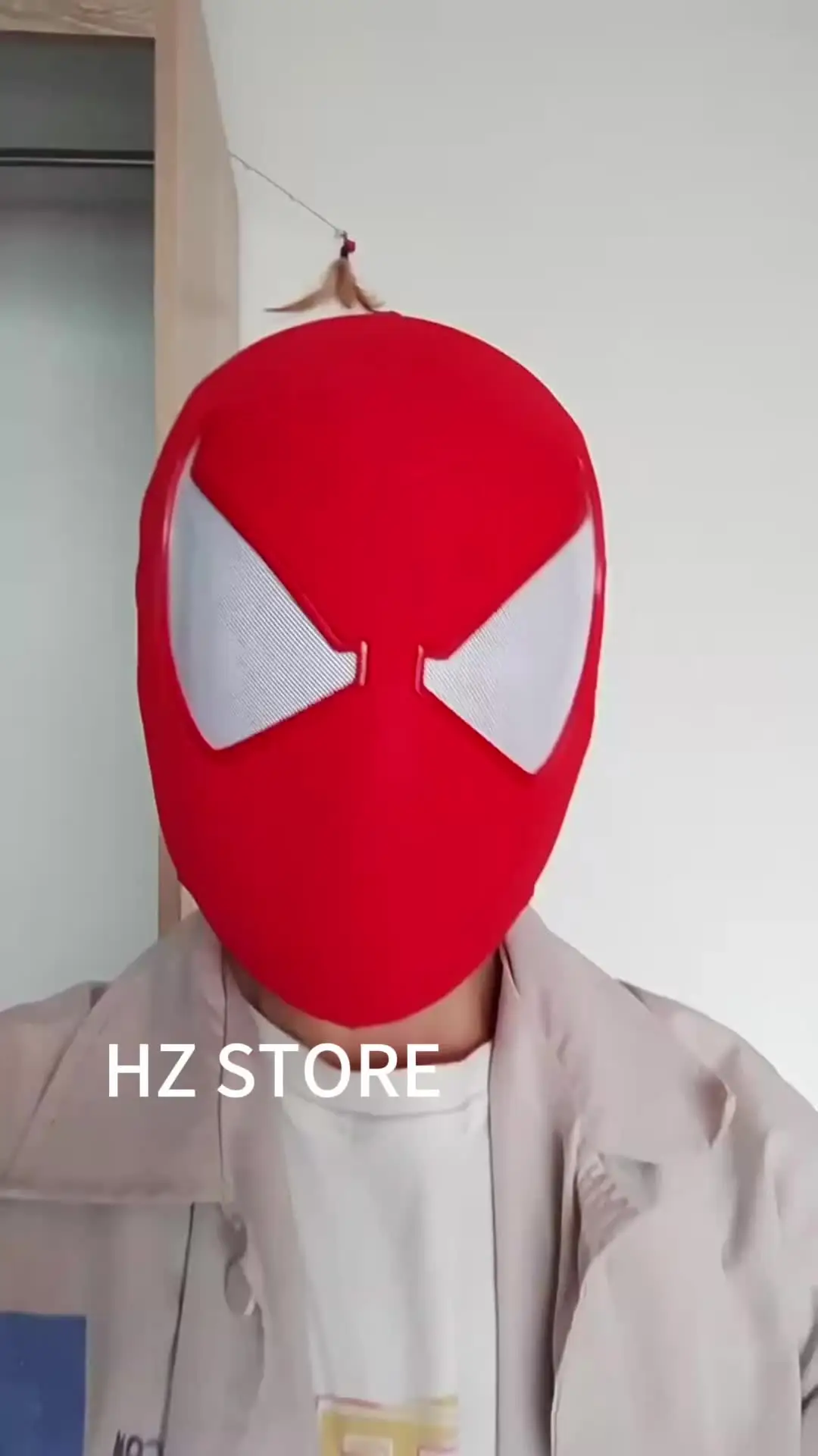 マーベル スカーレット スパイダーマン マスク フェイスシェル付き 1:1