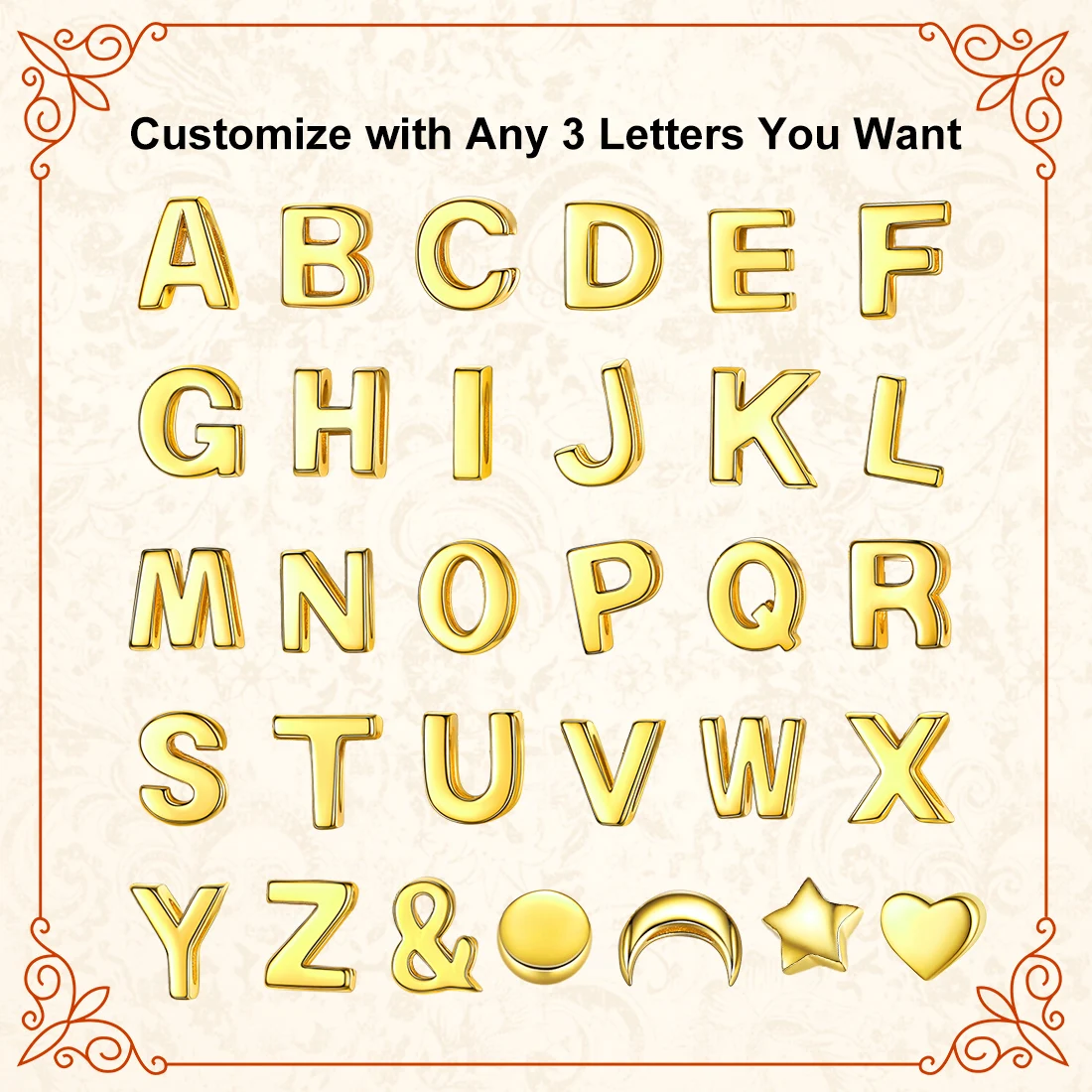 Chicsilver 925 Silver Custom Letter Necklace For Women Letter Combination Birthday Anniversary Couple Jewelry