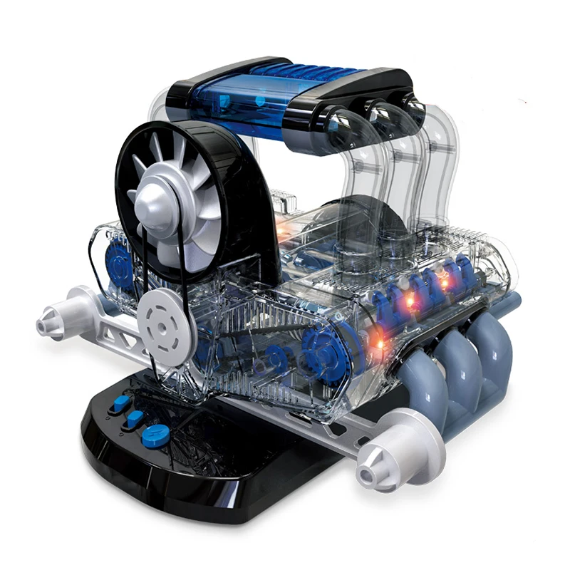 

Six Cylinder Car Engine Engine Model F6 StartableModel DIY Assembly Kit Gift Boys Girls Educational Toys