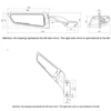 For Motorcycle Accessories KAWASAKI NINJA 500 NINJA500 SE 2024 Rearview Mirrors Adjustable Rear View Mirror ninja500 6