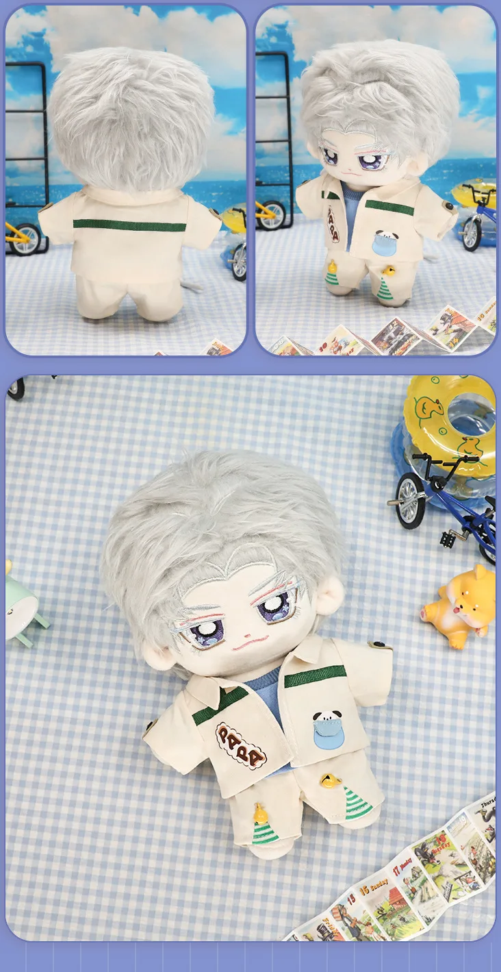 For 20cm Doll Clothes 25 Style Outfit Set Stuffed Dolls Doll Accessories Cool Stuff Changing Dressing Game Fans Gift Toys