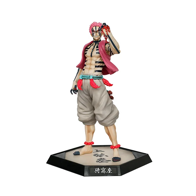 

Anime Demon Slayer Akaza Figure Hakuji Action Figurine Model Pvc Desk Decoration Ornament Toys for Christmas Gifts