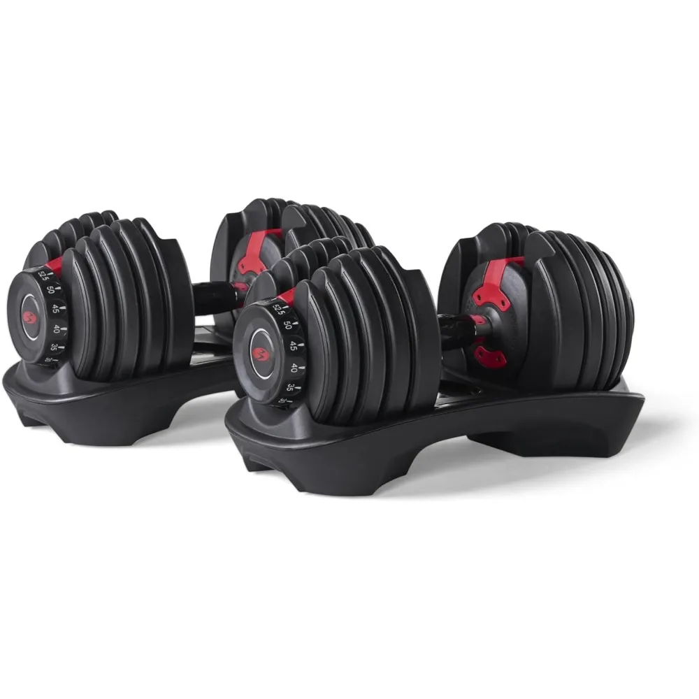Choose Tech 552 adjustable dumbbells, ST 552 dumbbells (paired), black, .Version 2, alloy steel, adjustable weight, dumbbell