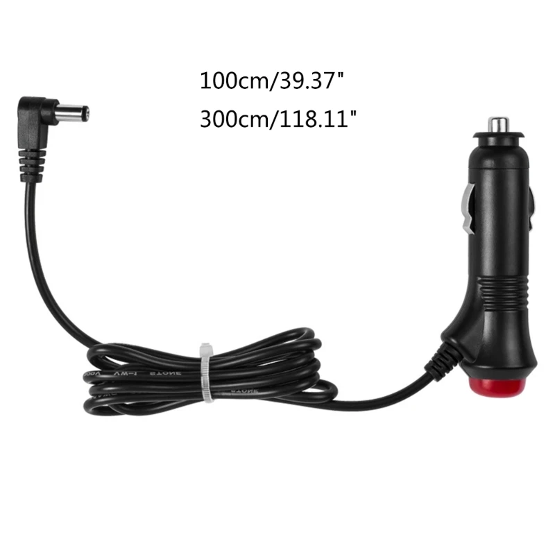 12V 24V Auto Zigaretten anzünder Stecker Kabel mit DC 5,5mm * 2