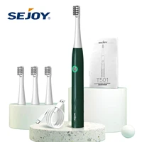 Sejoy Sonic Electric Toothbrush  Personal Care Appliances Oral Rechargeable Toothbrus 1-Hour Fast Charge 3 Modes 4 Brush Heads 1