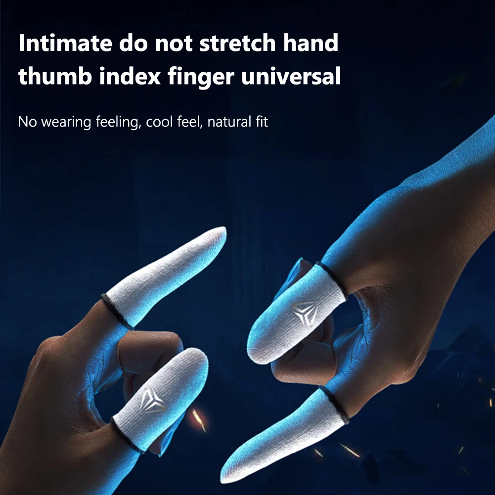 Sensitive Finger Glove Breathable Gaming Accessories Non-slip Touch Screen Thumb Fingertip Sleeves for PUBG