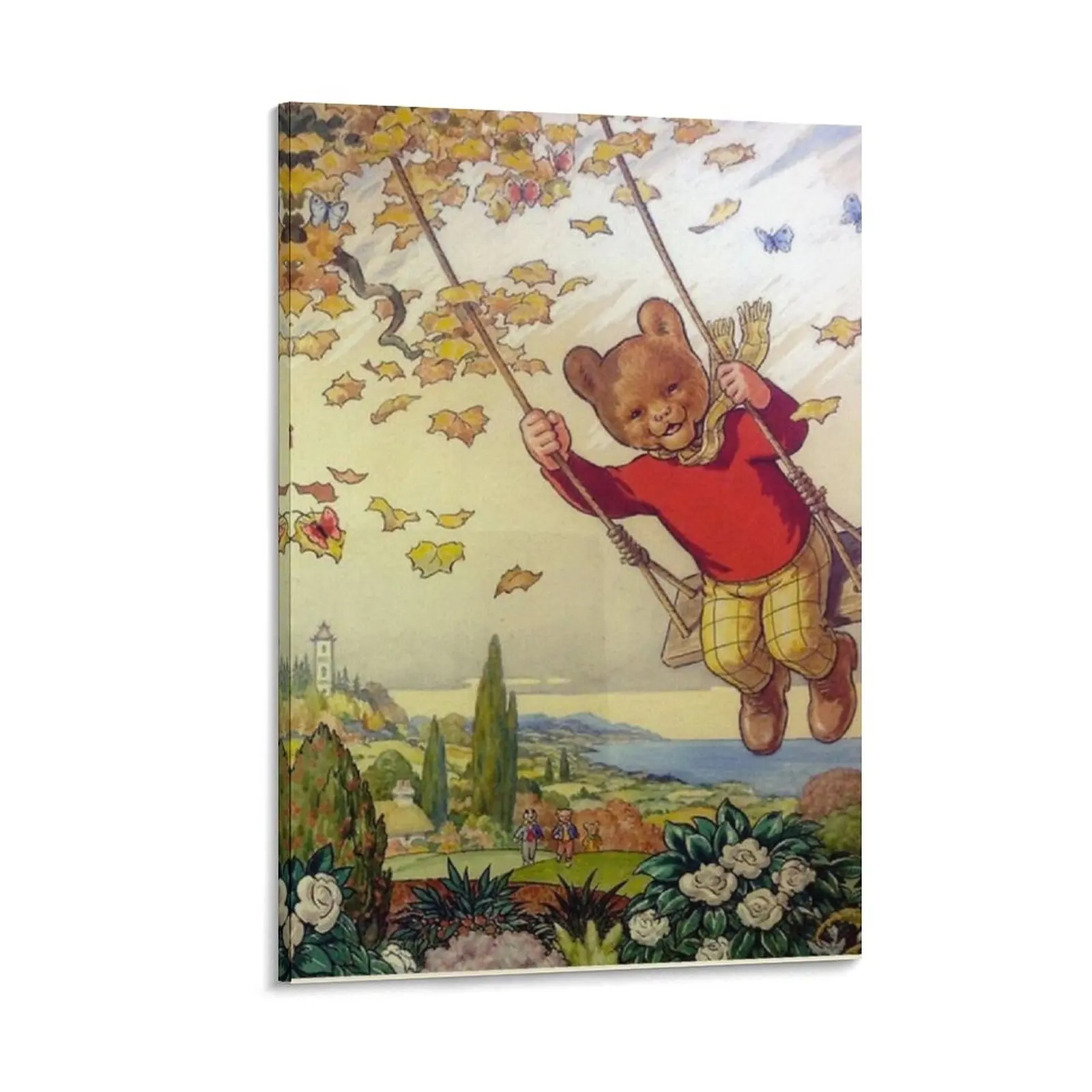 

Rupert bear Canvas Painting Paintings on canvas for living room poster anime modern home decoration Wall paintings