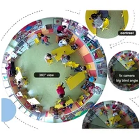 Caméra de surveillance panoramique avec vision nocturne, V380 Pro, WiFi, 1080P, Guardian Fisheye IP, sécurité, résistant à 360 5