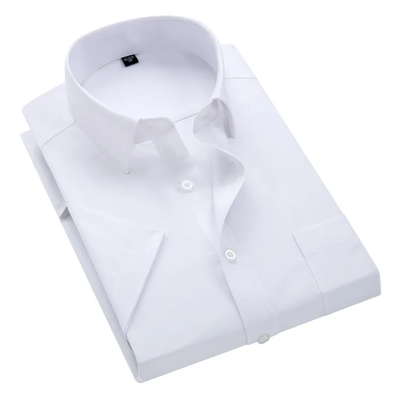 T Shirt Men Summer Fashion Short Sleeve Large Size S-5XL Slim Cool Solid Color