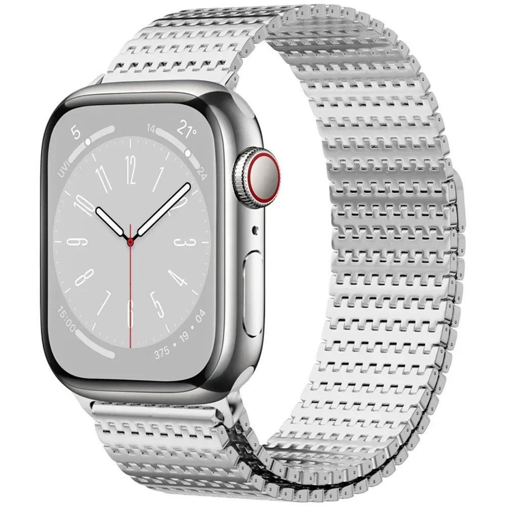 Watch Series 44mm Silver Milanese Loop Magnetic Milanese Loop For