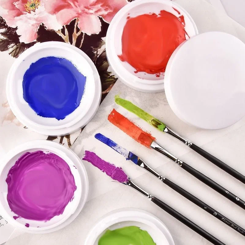 5-Layer imitation ceramic-like palette With thick ink dish and paint storage For art supplies