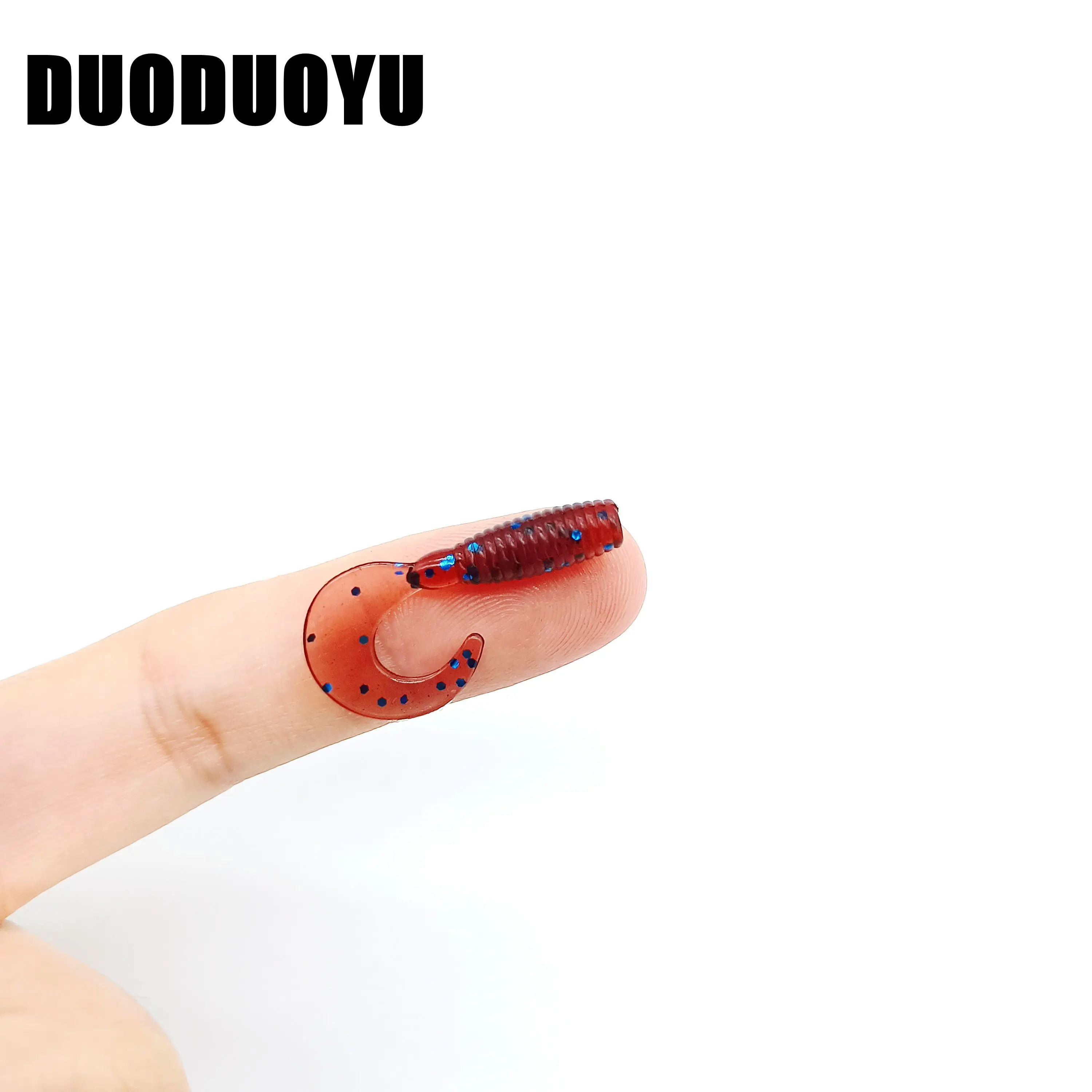 

DUODUOYU 10PCS Mini Soft Fishing Lure Silicone Bait 0.4g/30mm Artificial Swimbait Jig Wobbler Bass Bait Fishing Tackle