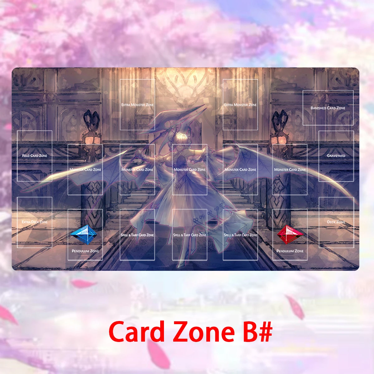 YuGiOh Playmat Labrynth of The Silver Castle Jogo de tabuleiro