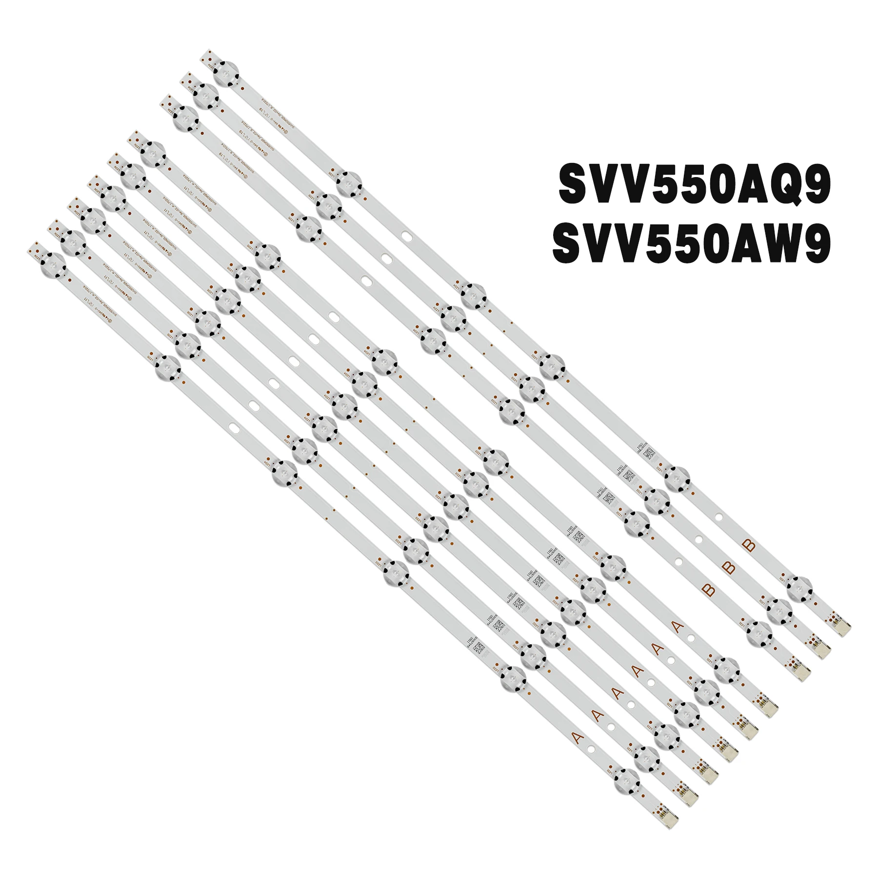 Conjunto Tira Conduzida Luz de Fundo para Panasonic Svv550aw9-a b Jl.d55061330078as-m 078hs Tx55gx550b 55hk25t74u 55v5863dg 55t6863db Peças