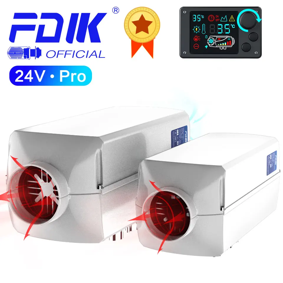 FDIK Auto Diesel Heizung 12V 24V Aluminium Shell 5KW Air