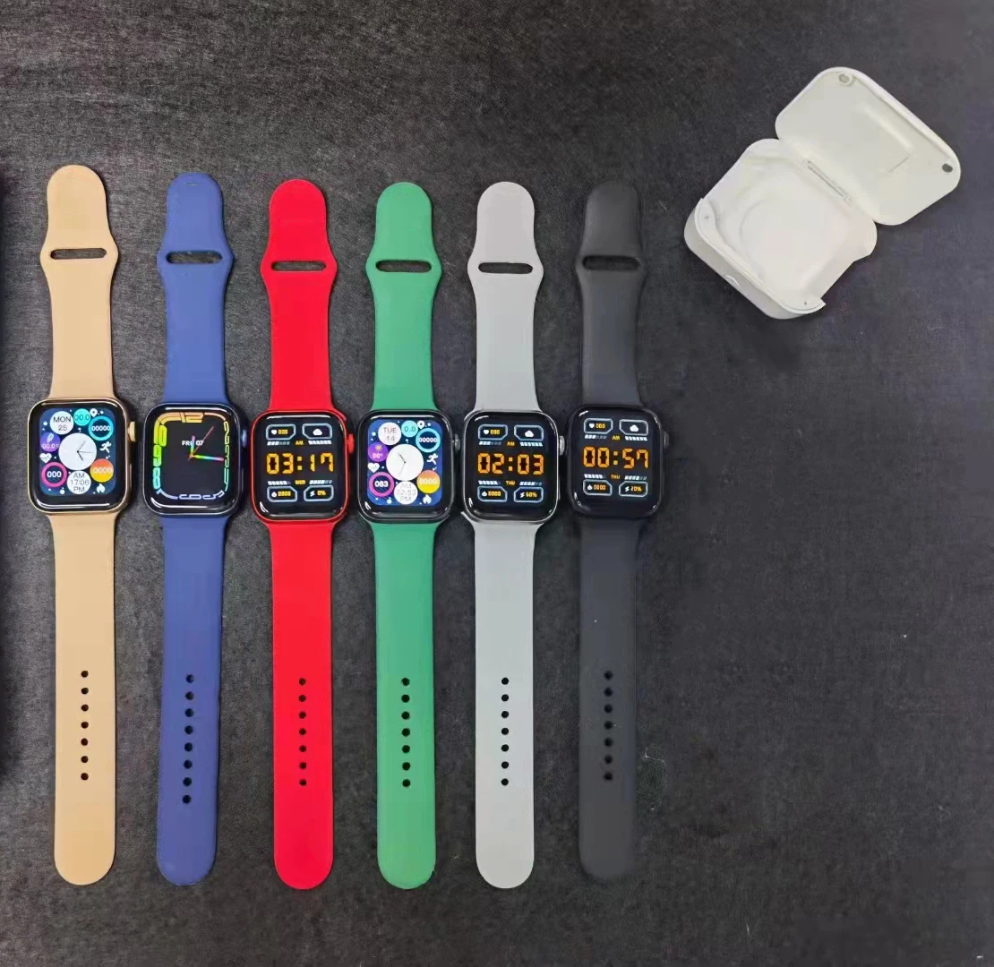 New Original WS7 Pro Smartwatch Bluetooth Sleep Monitor Heart Rate Wireless charging Watch PK IWO 14 Pro Max Series 7 HW57 Pro