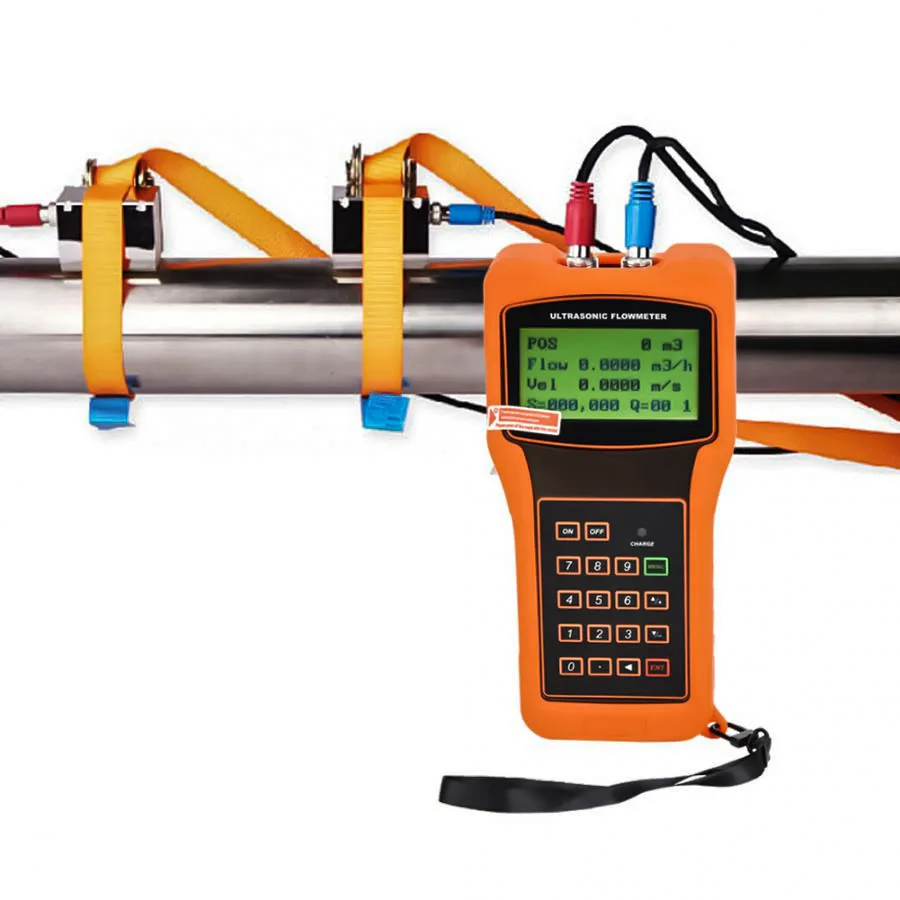 TUF-2000H TS-2 TM-1 TL-1 Handheld Digital Liquid Ultrasonic Flow Meter Water Flowmeter